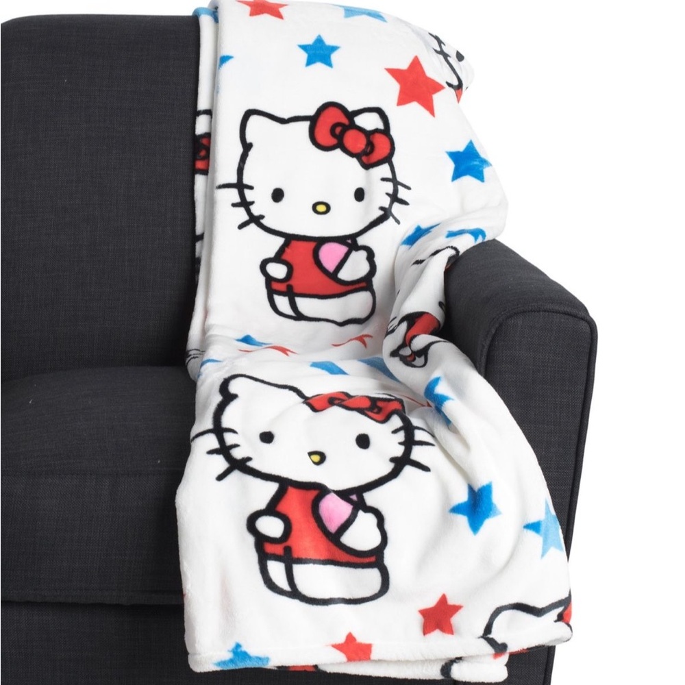 Hello Kitty July 4th Blanket